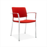 Stylex-Brooks arm Chair red