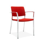 Stylex-Brooks arm Chair red