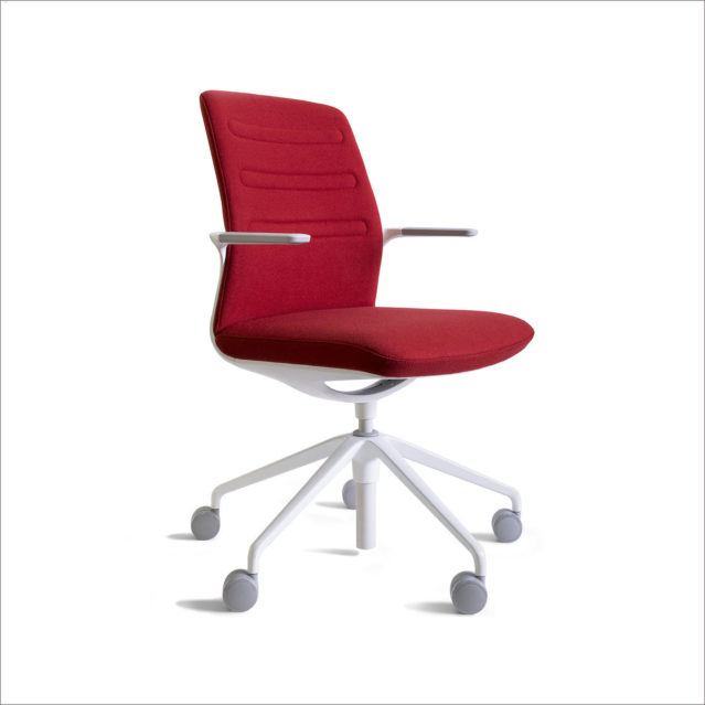 Chair Stylex F4 Series in Red Fabric