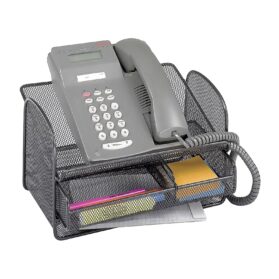 Safco 2160BL Telephone Stand with Drawer