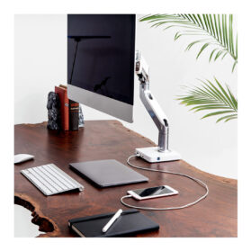 Fully compatible with traditional desks and sit/stand workstations alike, M8.1 meets a variety of configuration needs for single monitor users.