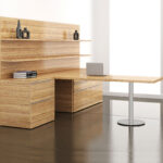 Executive Desks in Oak Wood Veneers