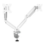 Fellowes Dual Monitor Arm 8056301 White