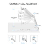 Fellowes Dual Monitor Arm 8056301 White