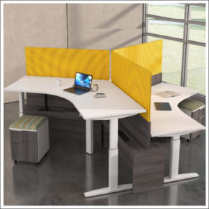 Adjustable Height Tables From Deskmakers Hover Series