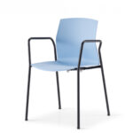 Source Celebrate Stacking Chair Blue With Arms