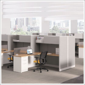 Hon Abode_Contain_Ignition and Flock for workstations office furniture