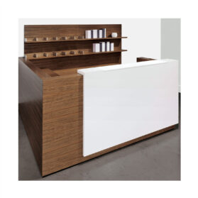 Introducing the Krug Adesso Reception Desk: Where Elegance Meets Functionality