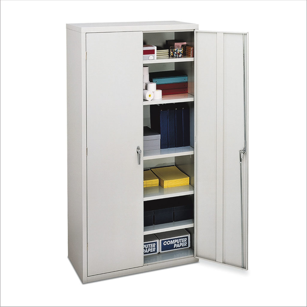 Hon Brigade 5 Shelf Steel Storage Cabinet With Doors