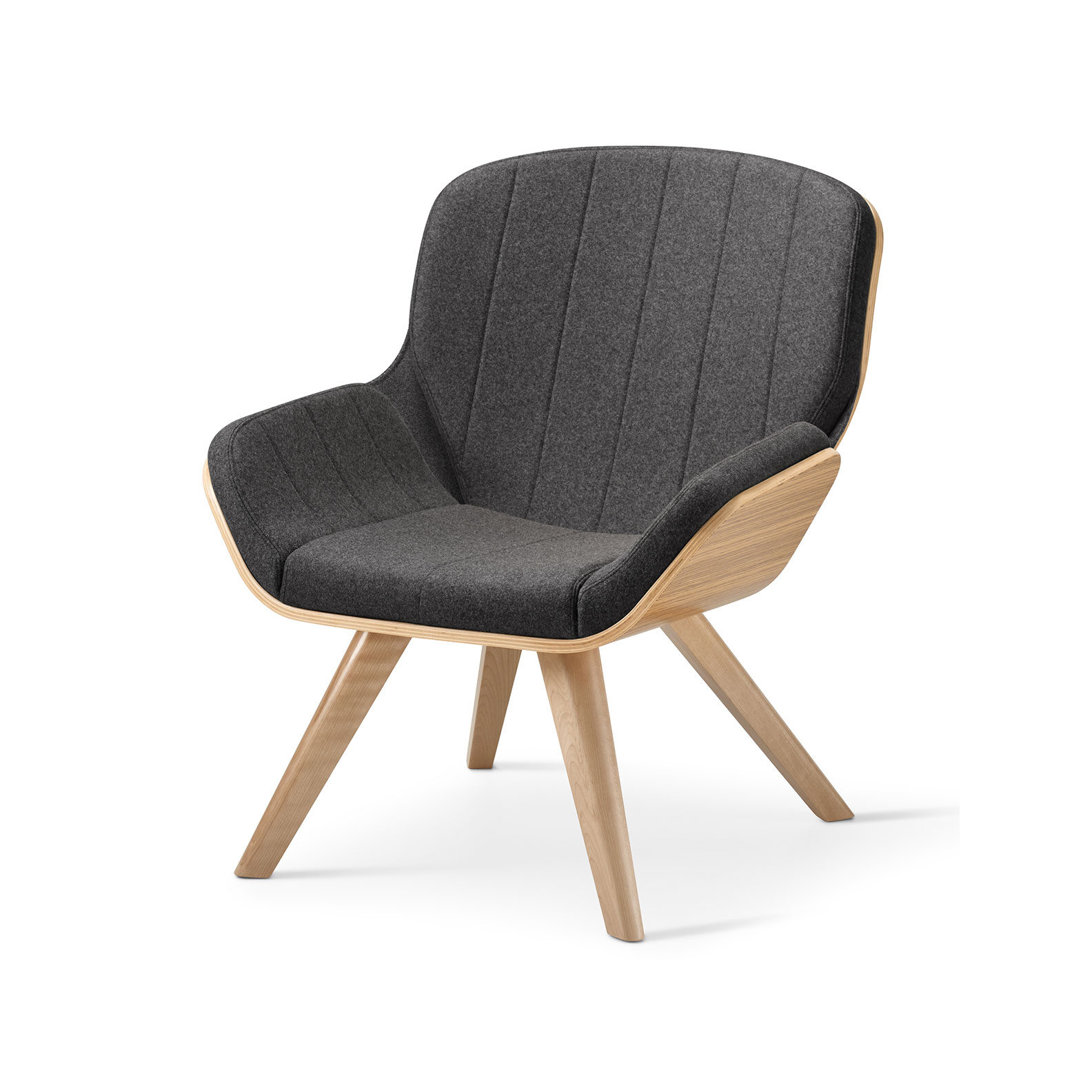 Source Beyond Gray Flannel Chair | Trader Boys Office Furniture