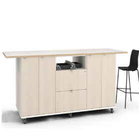 Office Buffet Cabinets and Carts Watson Work Island