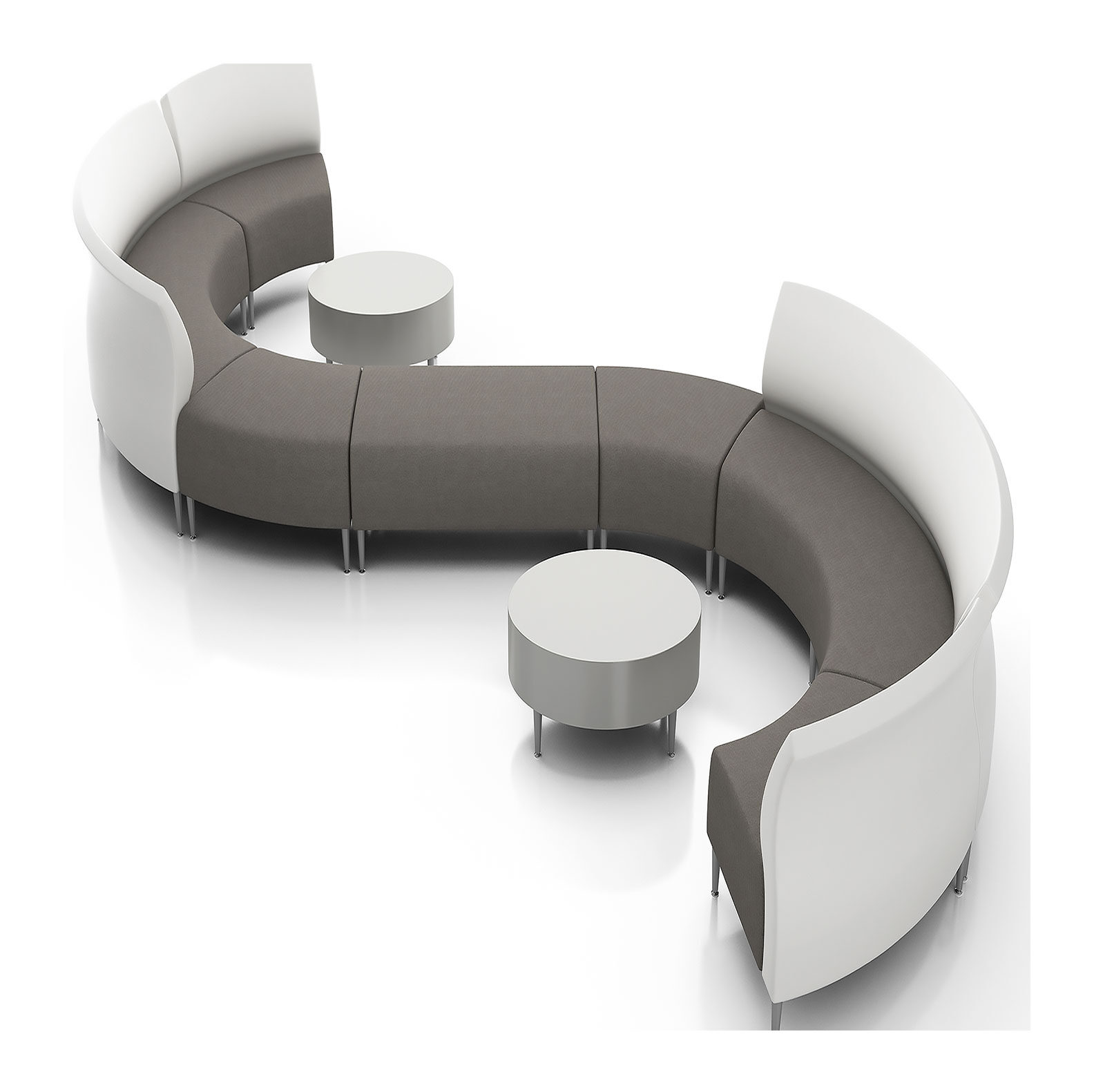 Krug Zola Series Modular S Shape Lounge Seating