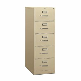 5 Drawer Vertical Steel File Cabinet