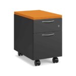 Mobile Pedestal File Orange Fabric H15923A.L.P.