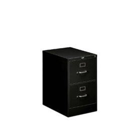 2 Drawer Letter Size File Black Steel