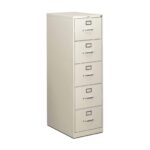 5 Drawer Vertical File Beige