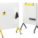 Mobile Marker Board Frames in Primary Colors