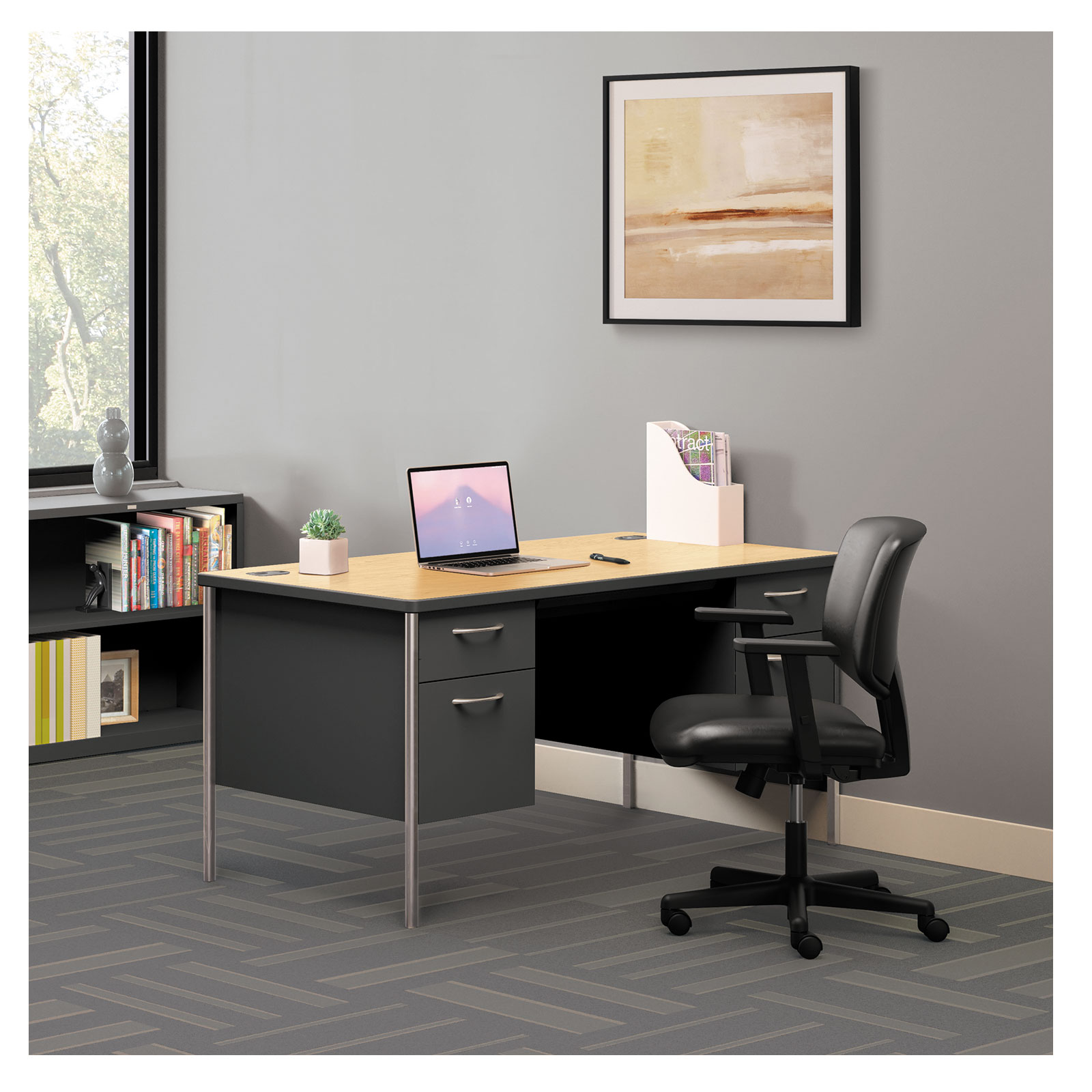 Hon Mentor Series Steel Desks Trader Boys Office Furniture