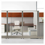 A refurbished Herman Miller workstation, the epitome of ergonomic design and refined aesthetics.