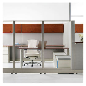 Herman Miller Used and Refurbished Cubicles and Panel Systems, the epitome of ergonomic design and refined aesthetics.