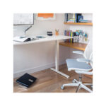 Get moving with a desk that alternates from sitting to standing in seconds.