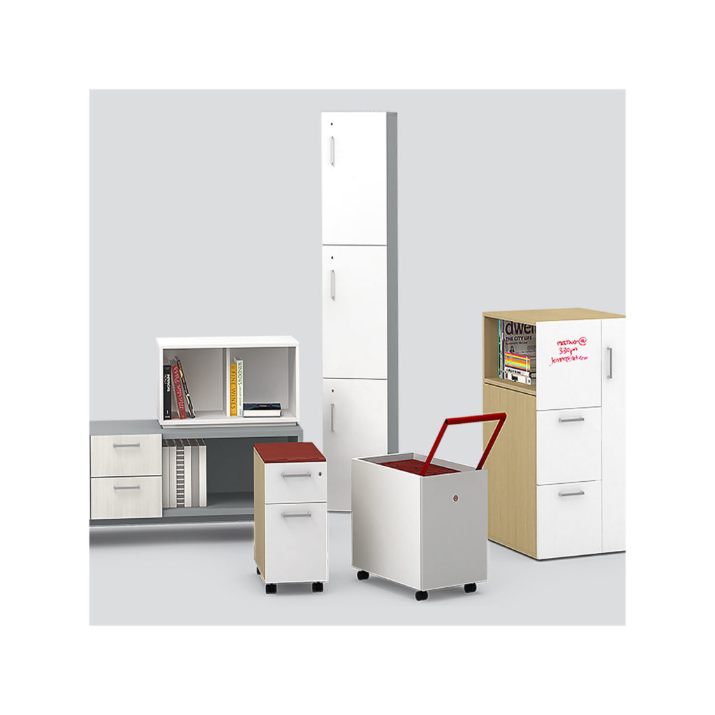 Zo Storage combines beauty and brains with an expansive offering of storage that unifies the appearance of storage elements throughout the floor plan.