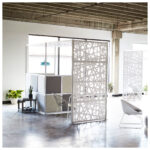 Make a statement in your space while defining it with Loftwall Web Room Dividers