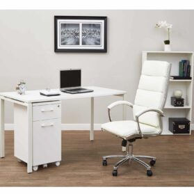 Office Star  leg Table white Export e