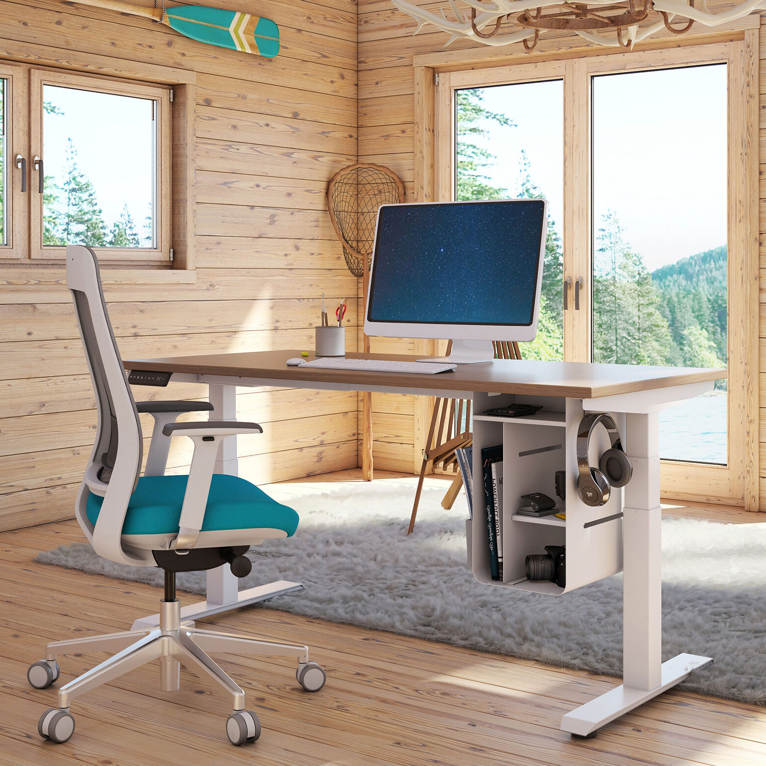 AMQ Height Adjustable Desks Trader Boys Office Furniture