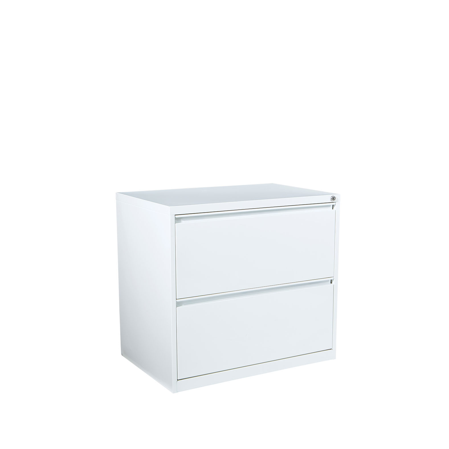 2 drawer white lateral file