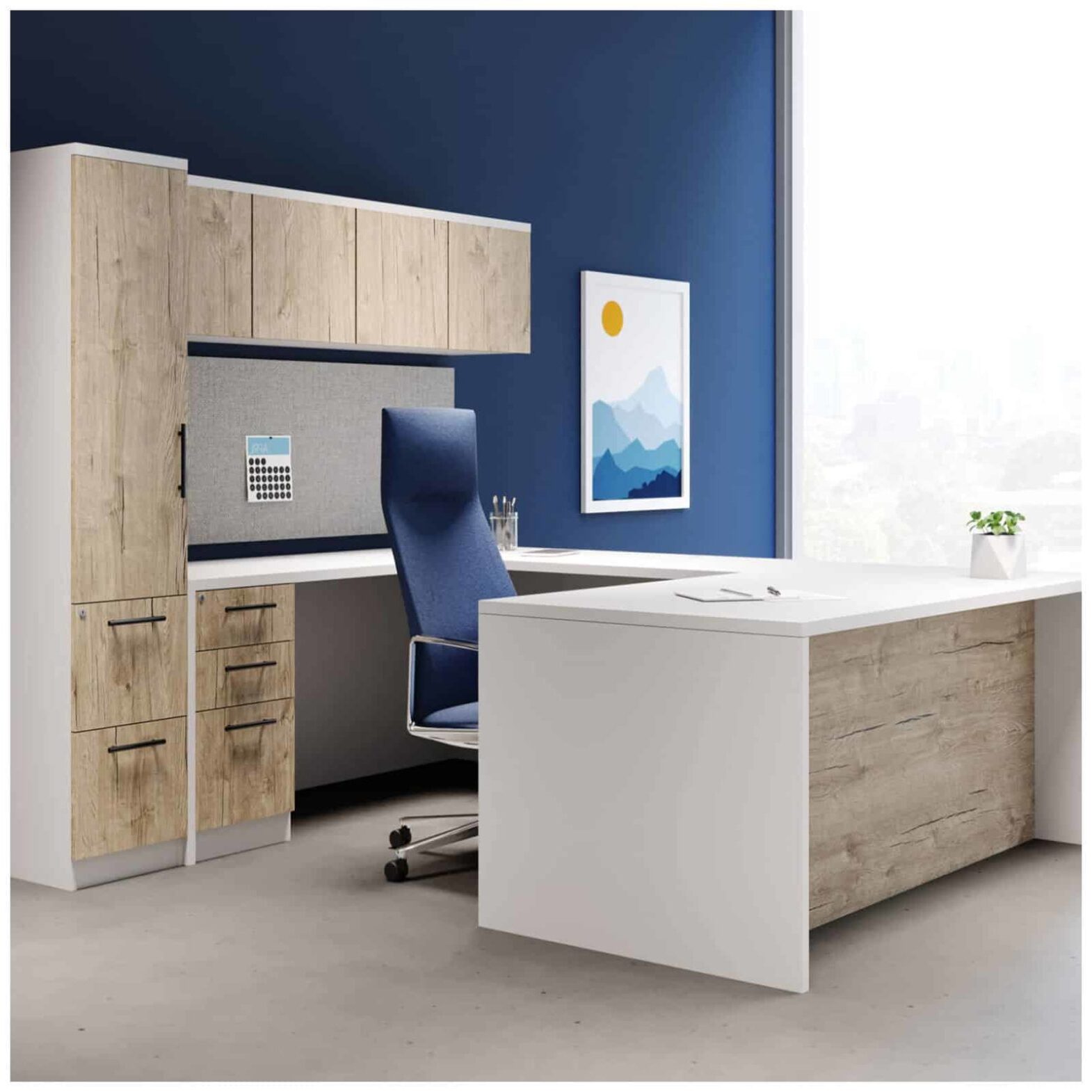 Convergence office desks are DeskMakers best selling series