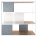 Loftwall Shift Shelving Room Dividers are customizable