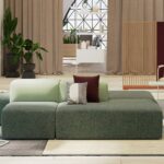 Stylex Yoom Sofa in Green Fabric