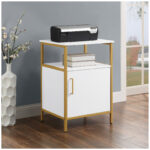 Office Star Printer Stand MDRUS-White